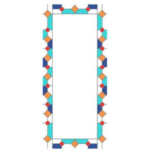 Фото витраж для дверей DV-107