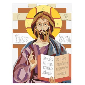 Фото витраж для окон модель E-008