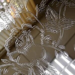 Фото зеркало листовое Гули бронза