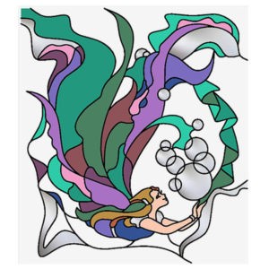 Фото витраж для окон модель Q - 12