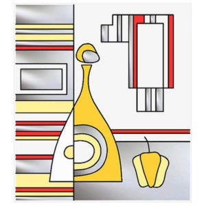 Фото витраж для окон модель Q - 14