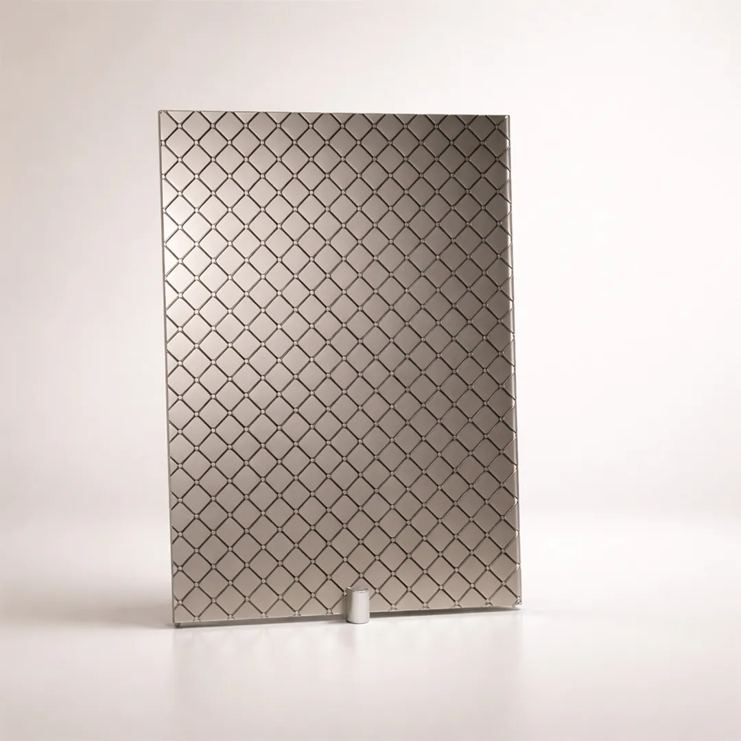 Фото зеркало модель Диаманд серебро