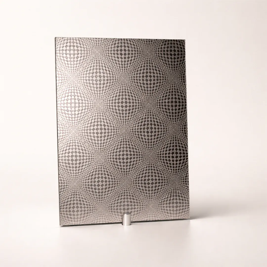 Фото зеркало модель Фибоначчи серебро