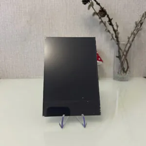 Фото стекло цветное модель Лакобель цвет тёмно серый RAL 7016