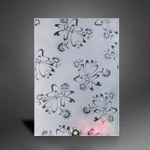 Фото стекло с рисунком Букет бесцветное