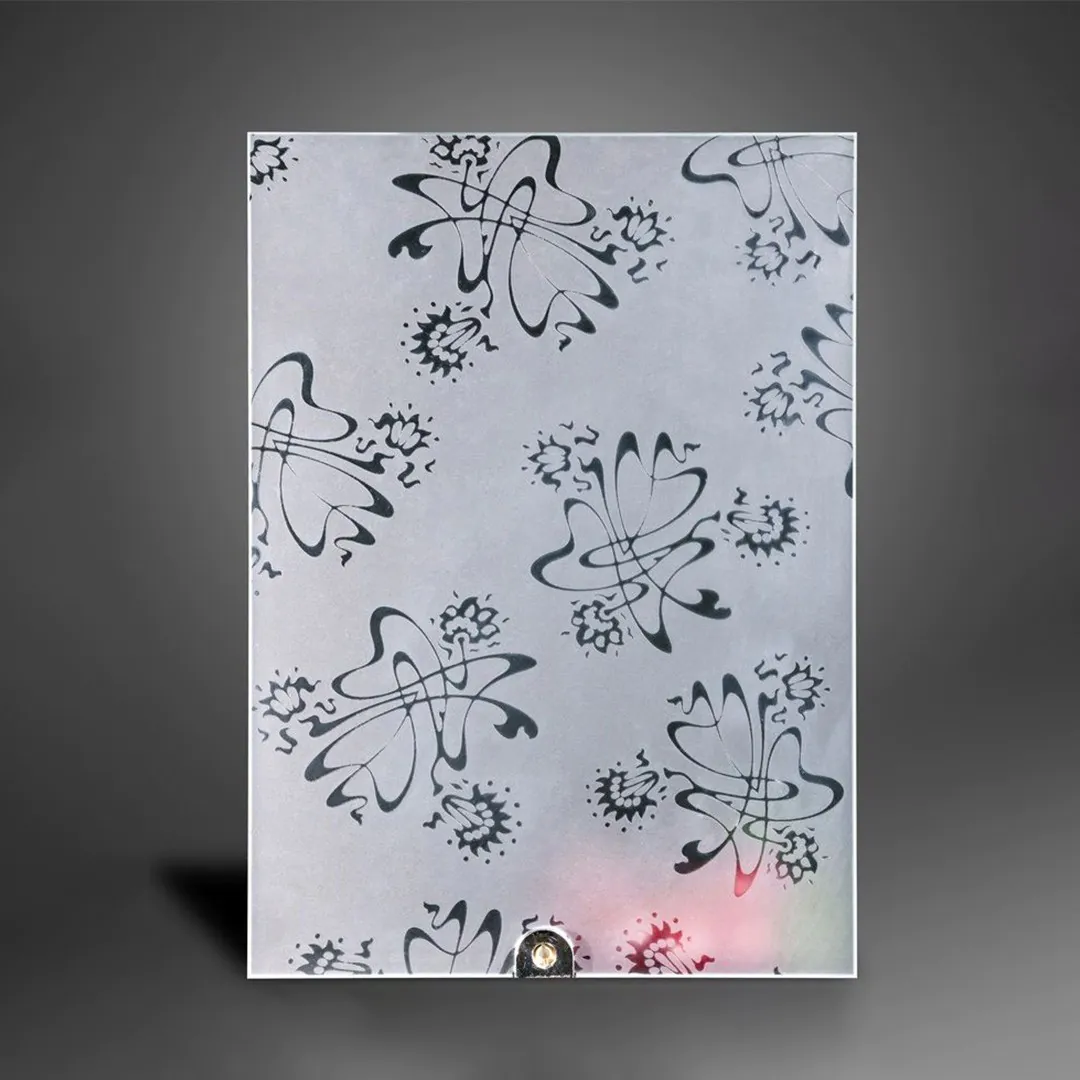 Фото стекло с рисунком Букет бесцветное