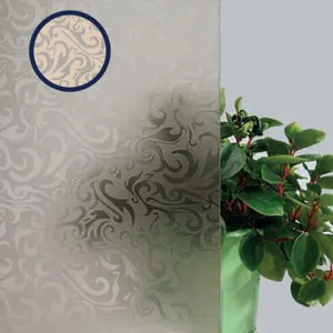 Фото стекло Дамас бронзовое