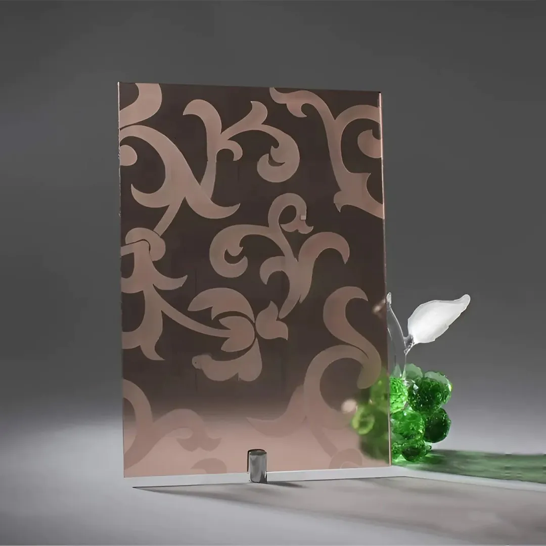 Фото стекло с рисунком модель Гвен цвет бронза