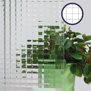 Фото стекло Квадро бесцветное